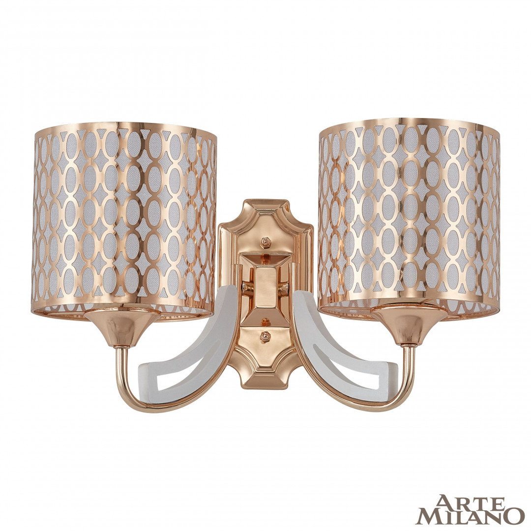 Бра Arte Milano Florentia-3387 303387/2W Wh/Gd Бра Arte Milano Florentia-3387 303387/2W Wh/Gd