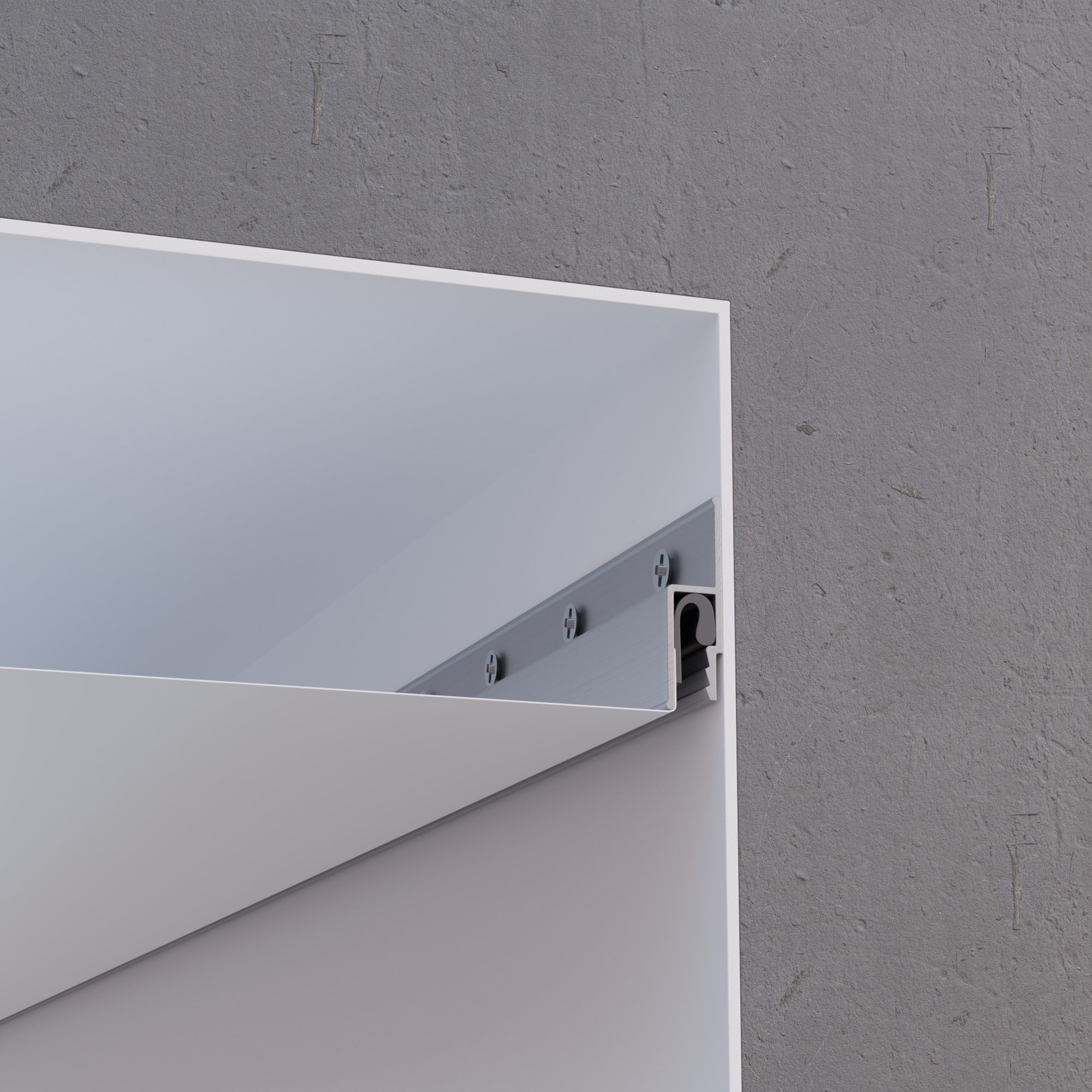 Алюминиевый профиль для натяжного потолка Apeyron 08-61