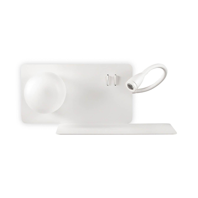Бра Ideal Lux Book-2 AP2 Bianco 174822 Бра Ideal Lux Book-2 AP2 Bianco 174822
