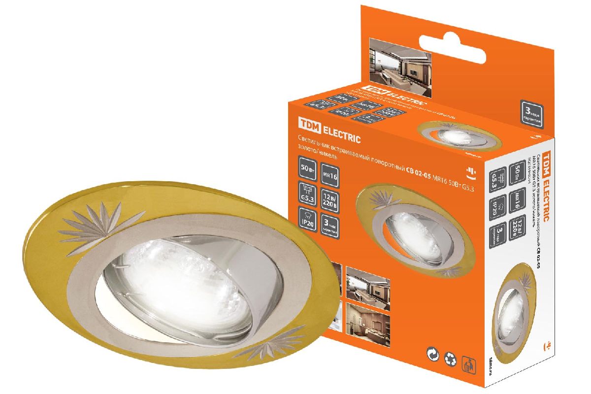 Встраиваемый светильник TDM Electric СВ 02-05 SQ0359-0014 Встраиваемый светильник TDM Electric СВ 02-05 SQ0359-0014