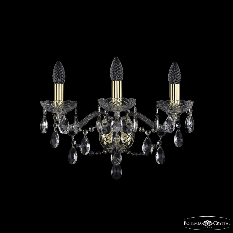 Бра Bohemia Ivele Crystal 1415B/3/165 G Бра Bohemia Ivele Crystal 1415B/3/165 G
