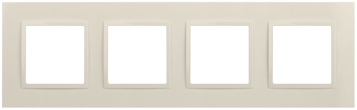 Рамка для розеток и выключателей на 4 поста Эра 14-5014-02 Б0060587