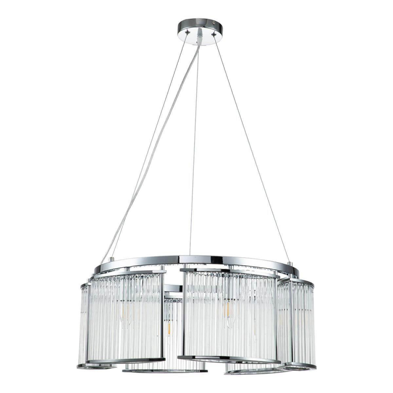 Подвесная люстра Indigo Corsetto 12003/6P Chrome V000076 Подвесная люстра Indigo Corsetto 12003/6P Chrome V000076