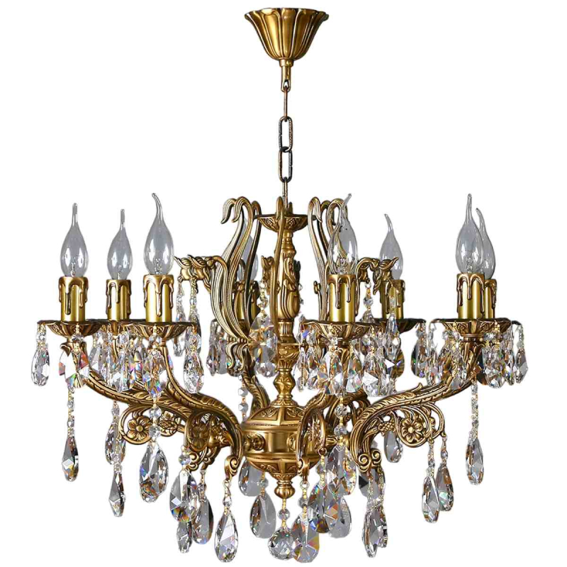 Подвесная люстра Ambiente Ferro 8828/8 AB Tear Drop Подвесная люстра Ambiente Ferro 8828/8 AB Tear Drop