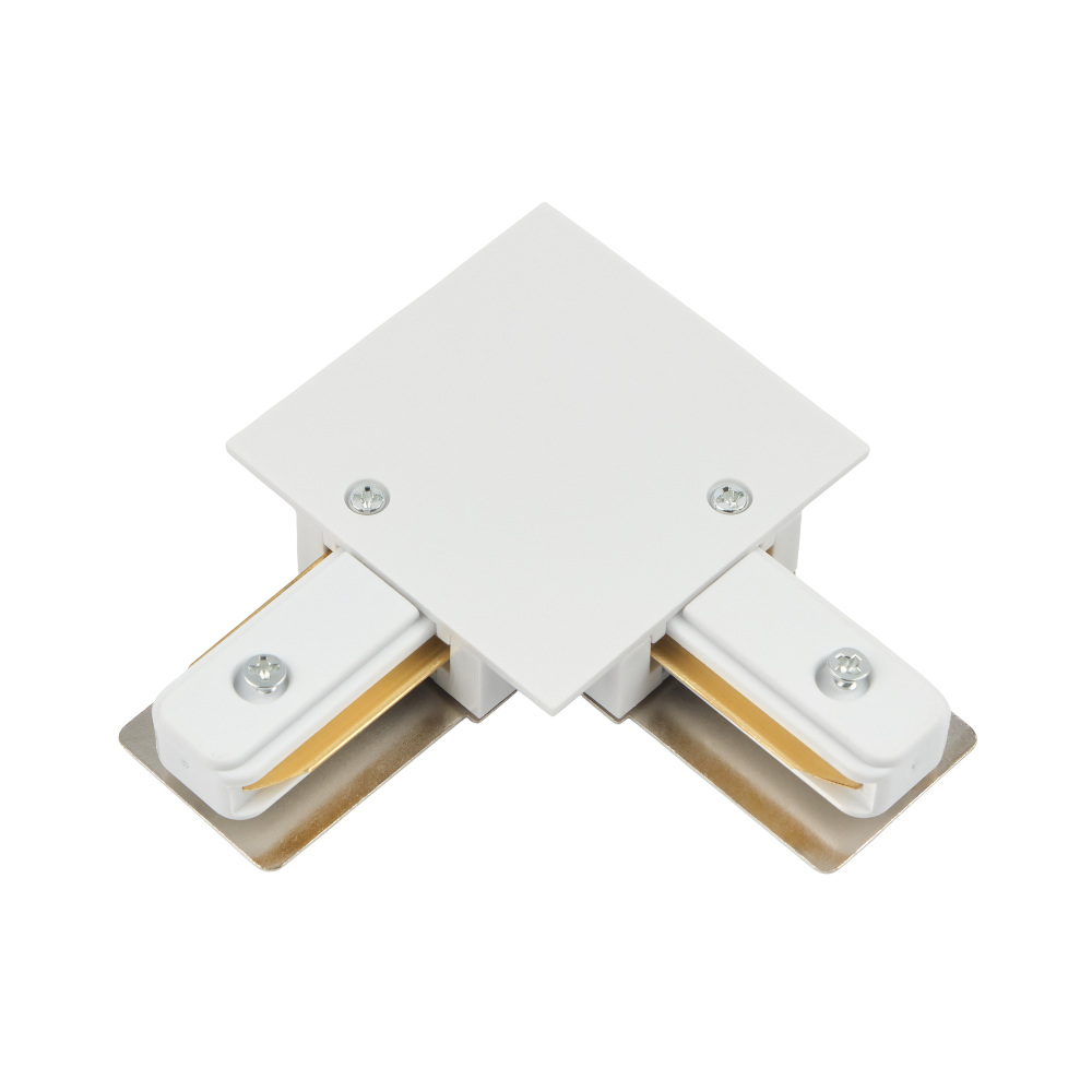 Коннектор угловой для однофазного шинопровода Myfar Accessories for Single MT0102-CL-W