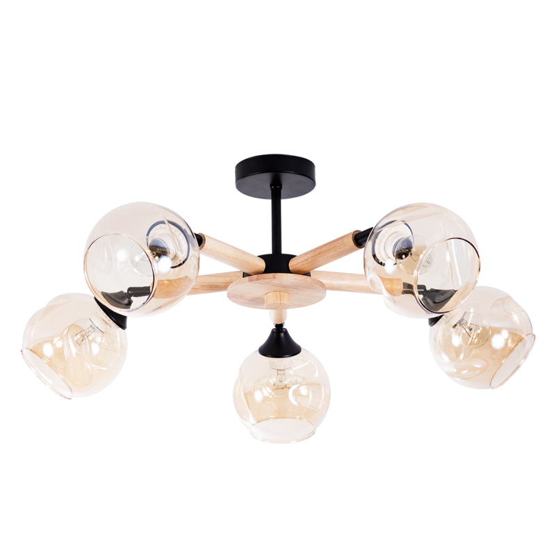 Люстра на штанге Arte Lamp Branson A4370PL-5BR Люстра на штанге Arte Lamp Branson A4370PL-5BR