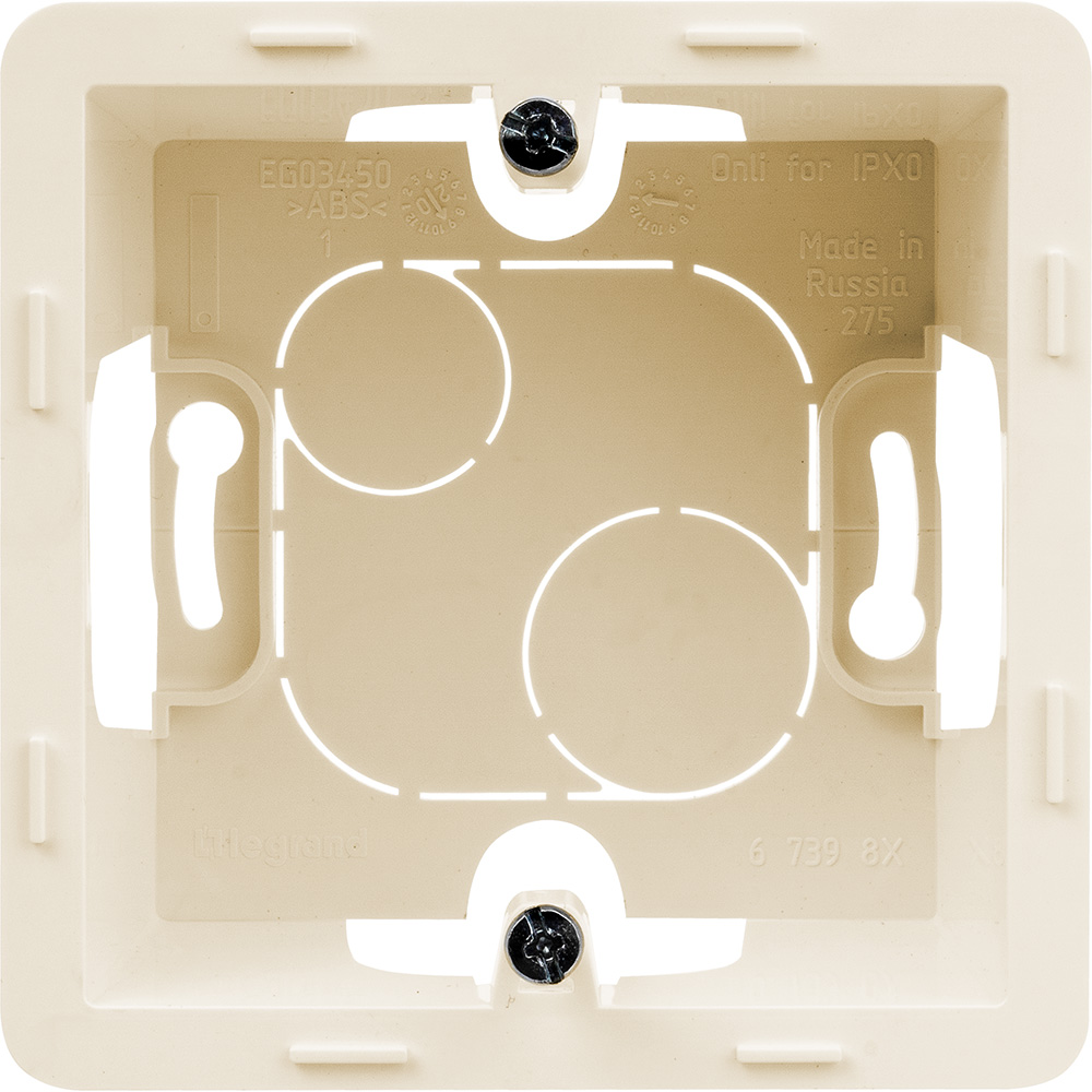 Коробка для накладного монтажа на 1 пост Legrand Inspiria 673981