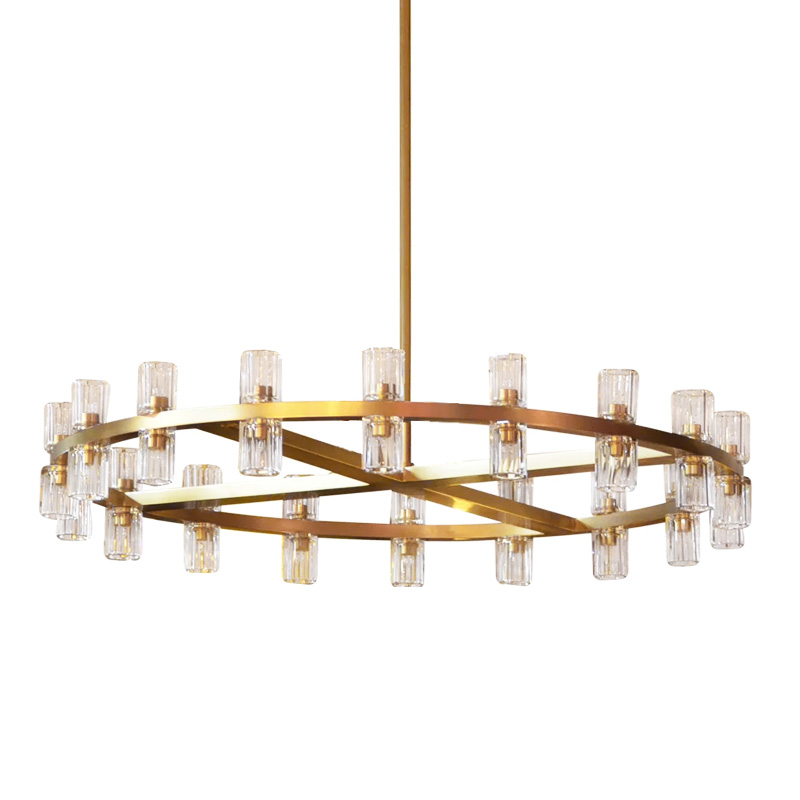 Люстра на штанге Delight Collection Arcachon KM1000P-36 brass Люстра на штанге Delight Collection Arcachon KM1000P-36 brass