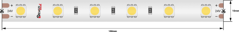 Светодиодная лента DesignLed DSG560-24-WW-65 003350