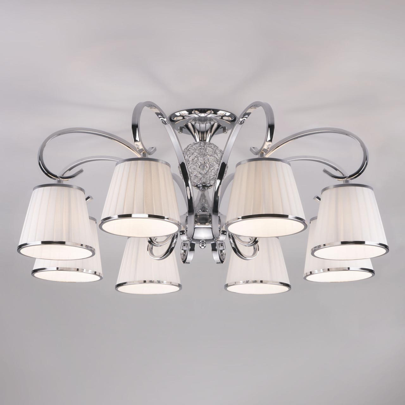 Потолочная люстра Eurosvet Tessa 60088/8 хром Потолочная люстра Eurosvet Tessa 60088/8 хром