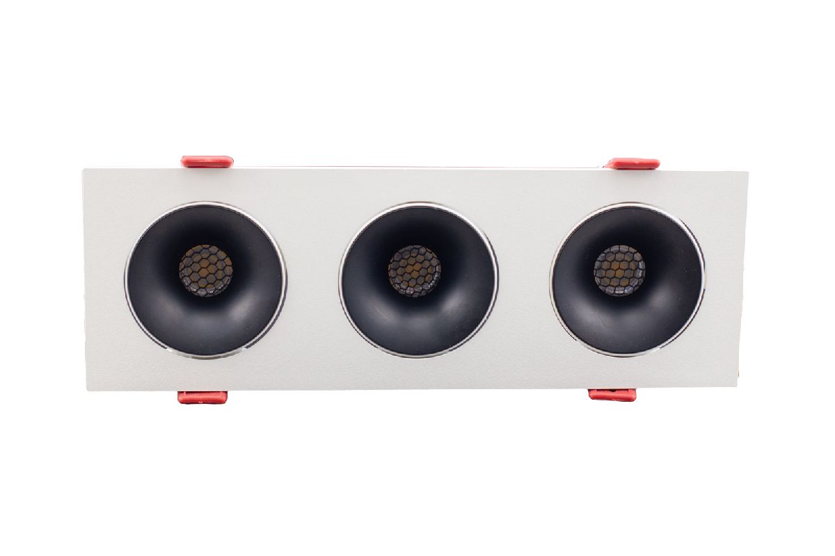 Встраиваемый светильник AM Group AM480-3 BK+WH 23,1W Встраиваемый светильник AM Group AM480-3 BK+WH 23,1W