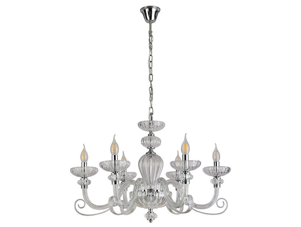 Подвесные люстры Newport 8626/C chrome clear М0071525