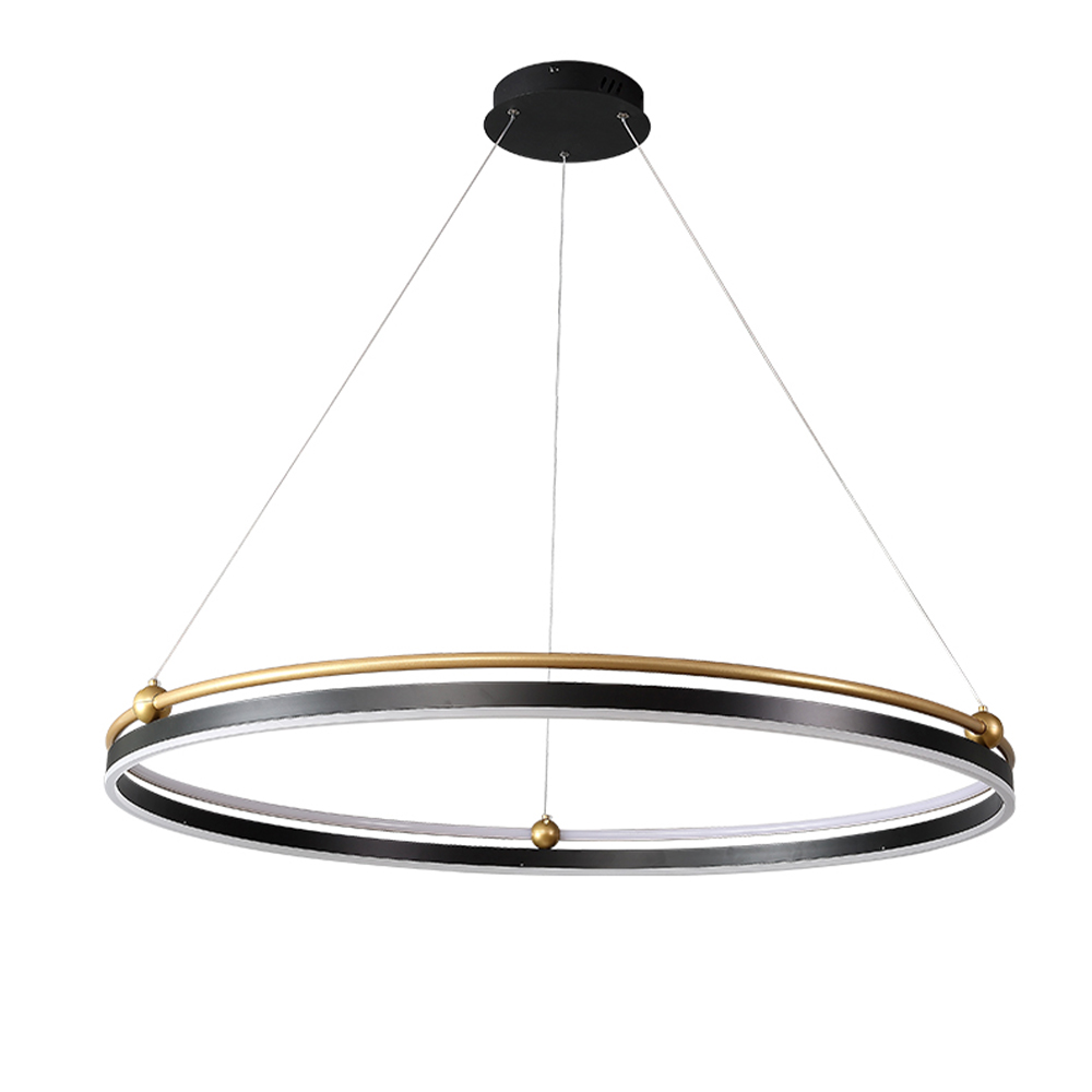 Подвесная люстра Crystal Lux FERNANDO SP88W LED BLACK/GOLD Подвесная люстра Crystal Lux FERNANDO SP88W LED BLACK/GOLD