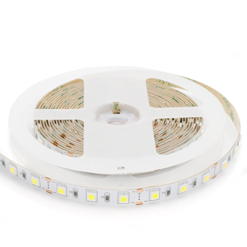 Комплект светодиодной ленты Apeyron 12В 14.4Вт/м smd 5050 60 д/м IP20 2,5м 6500K (блок, коннектор) 10-12
