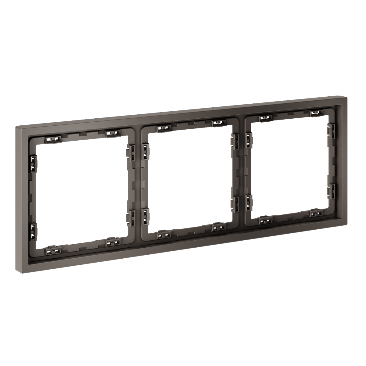 Рамка пластиковая Voltum S70 на 3 пост, (капучино) VLS100314