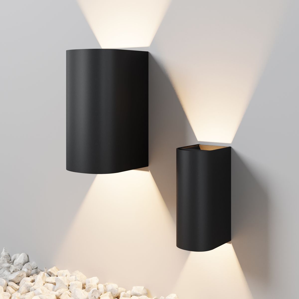 Уличный настенный светильник Maytoni Drape O526WL-L10B3K