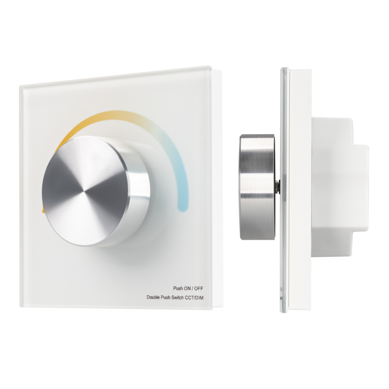 Панель Arlight Smart-P2-Mix-G-IN White (3V, Rotary, 2.4G) 033754 Панель Arlight Smart-P2-Mix-G-IN White (3V, Rotary, 2.4G) 033754