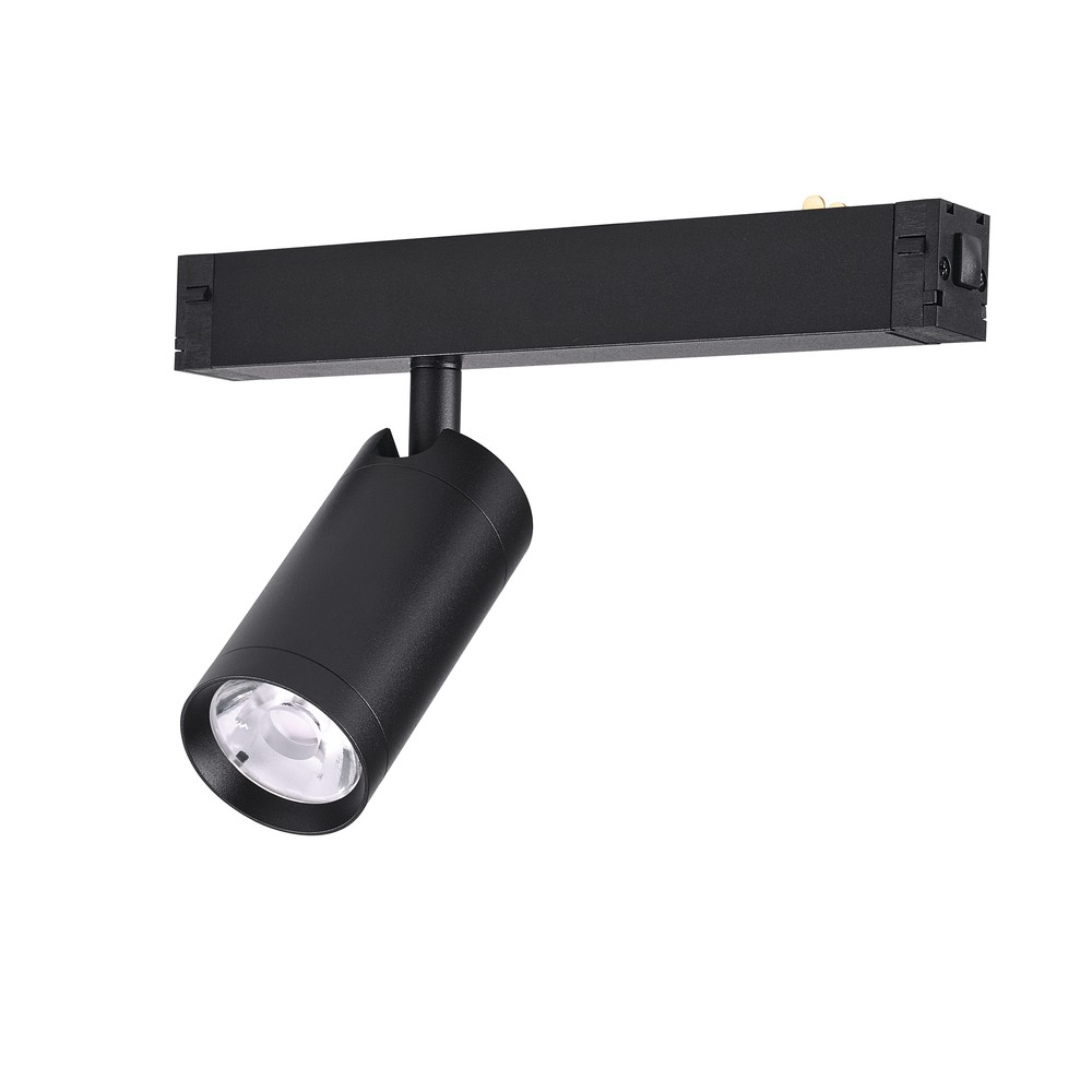 Трековый однофазный светильник AM Group Plain Opal AM588 10W 4000K BK