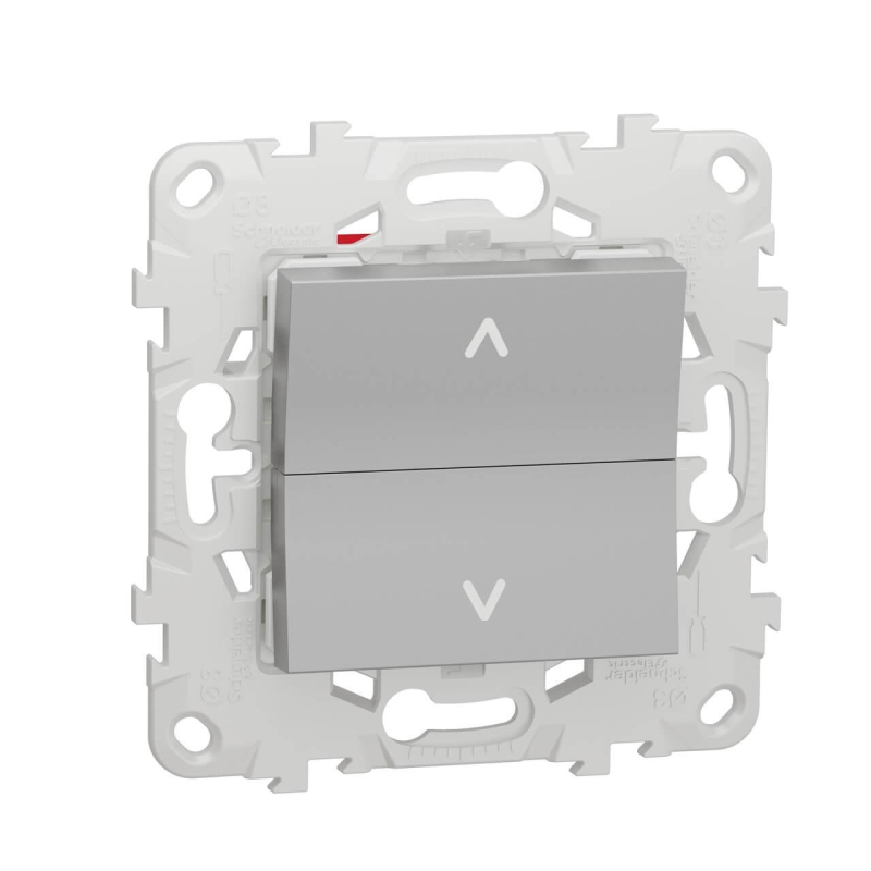 Выключатель двухклавишный Schneider Electric Unica New NU520730