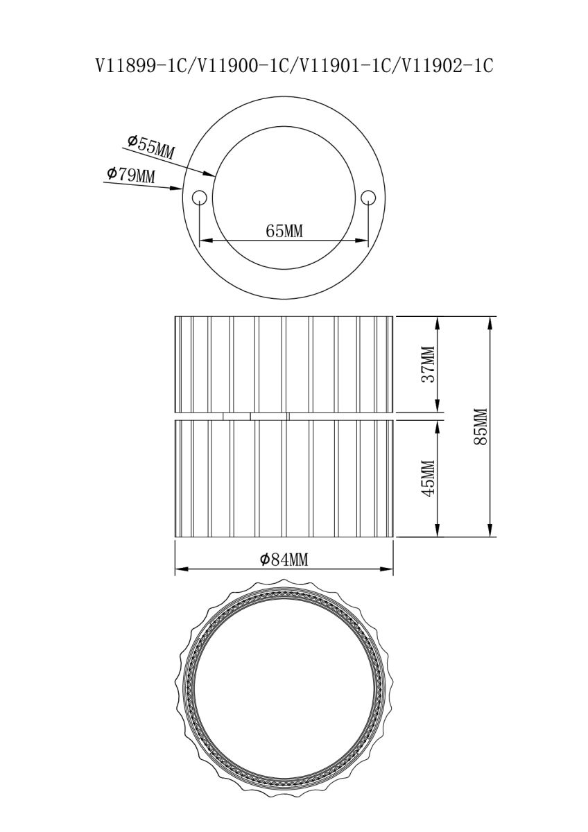 Спот Moderli Cora V11900-1C