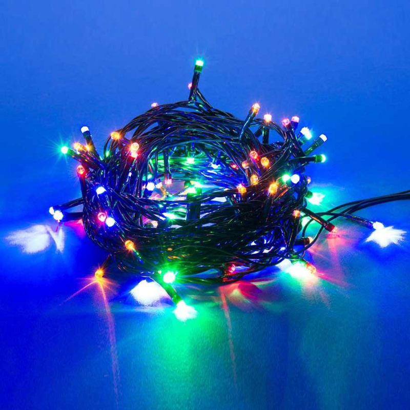 Светодиодная гирлянда Uniel (07924) разноцветный ULD-S0800-100/DGA Multi IP20