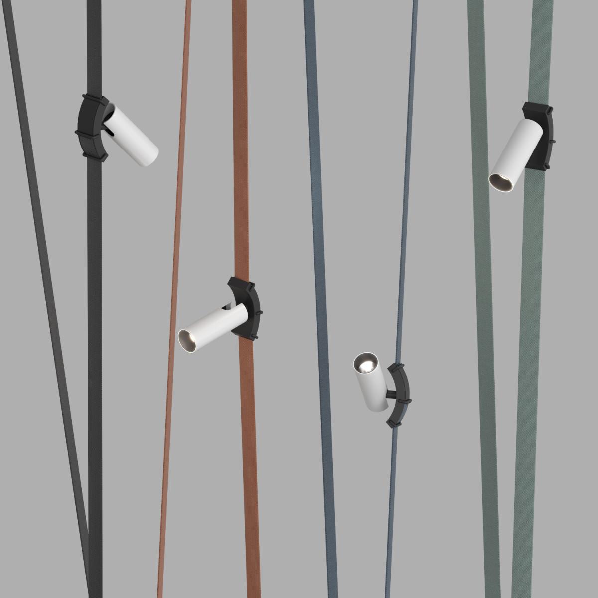 Трековый однофазный светильник Denkirs Belty spot DK5546-BW+BK