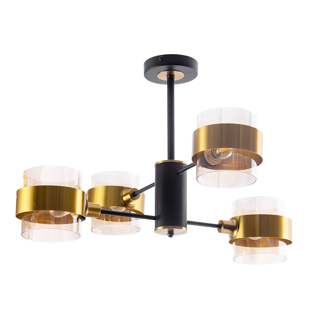 Люстра на штанге Arte Lamp Carlo A8205SP-4BK Люстра на штанге Arte Lamp Carlo A8205SP-4BK