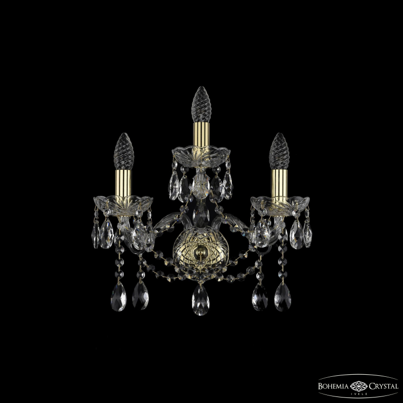 Бра Bohemia Ivele Crystal 1413B/2+1/165 G Бра Bohemia Ivele Crystal 1413B/2+1/165 G