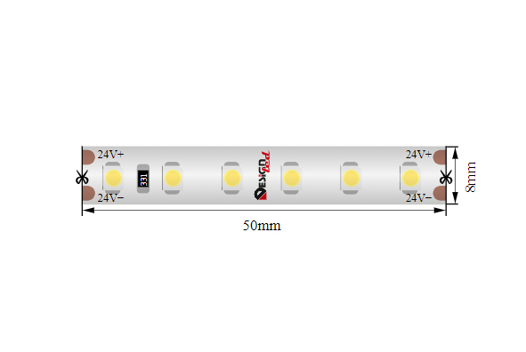 Светодиодная лента Designled DSG3120-24-WW3-65 24В 9,6Вт/м 3000K 5м IP65 021284 Светодиодная лента Designled DSG3120-24-WW3-65 24В 9,6Вт/м 3000K 5м IP65 021284
