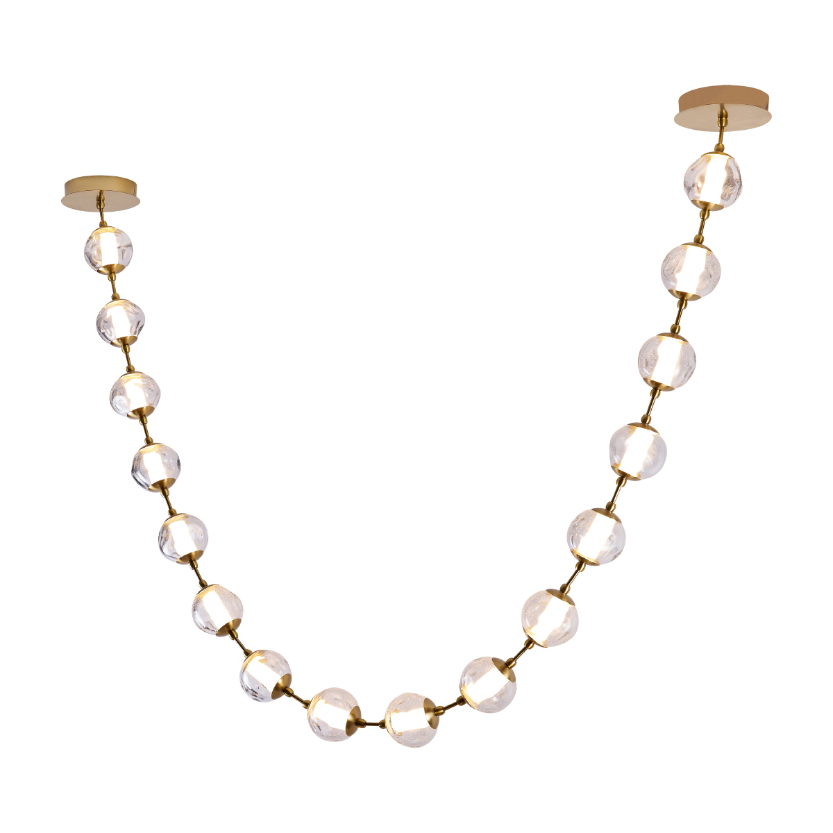 Подвесной светильник Delight Collection OD2437A-16 brass/clear