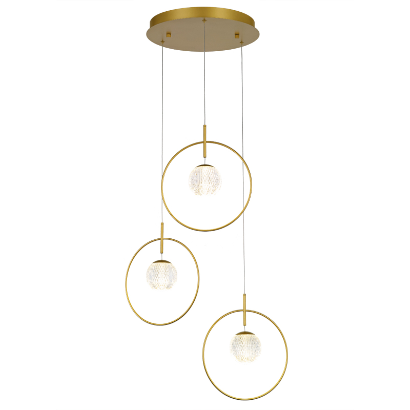 Подвесной светильник Delight Collection MD21001043 MD21001043-3A gold Подвесной светильник Delight Collection MD21001043 MD21001043-3A gold