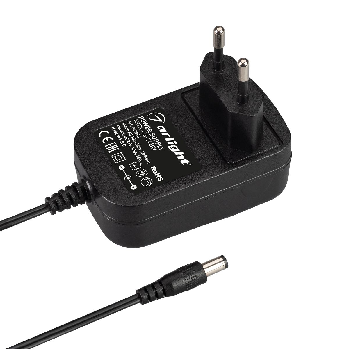 Блок питания Arlight ARDV-36-24BW (24V, 1.5A, 36W) 040953 Блок питания Arlight ARDV-36-24BW (24V, 1.5A, 36W) 040953