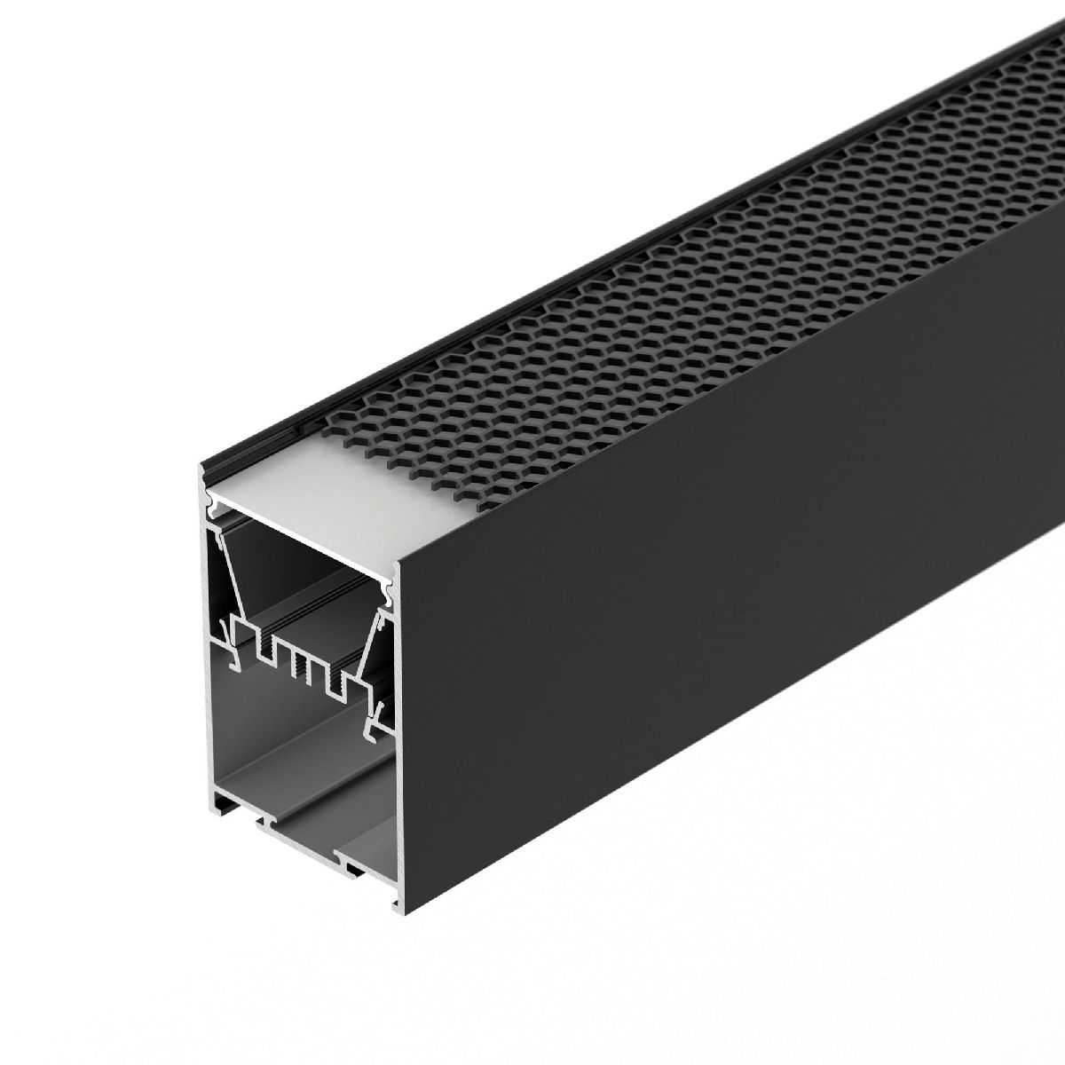 Алюминиевый профиль Arlight LINE-5075-HONEYCOMB-2000 BLACK 044874 Алюминиевый профиль Arlight LINE-5075-HONEYCOMB-2000 BLACK 044874