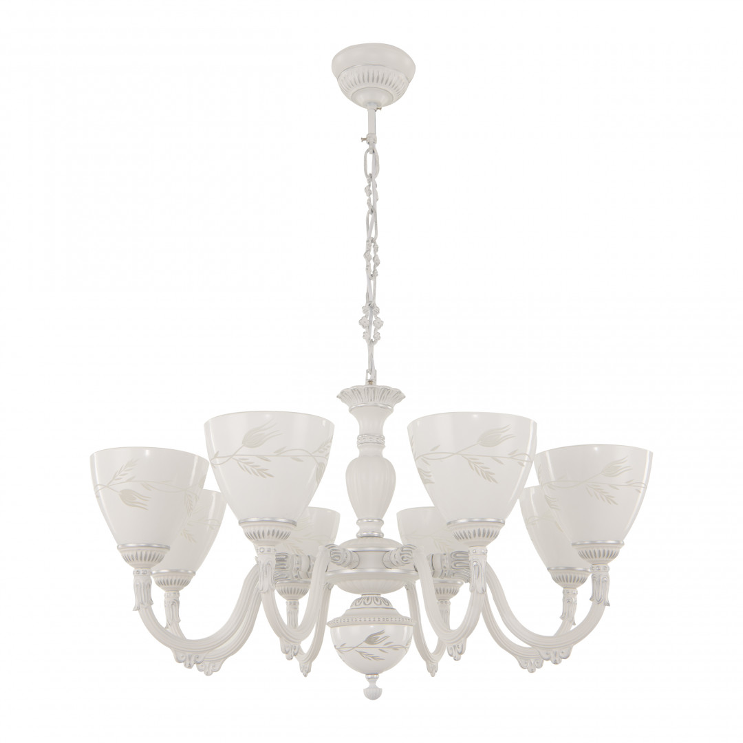 Подвесная люстра Arte Milano 347837/8 WT+SL Подвесная люстра Arte Milano 347837/8 WT+SL