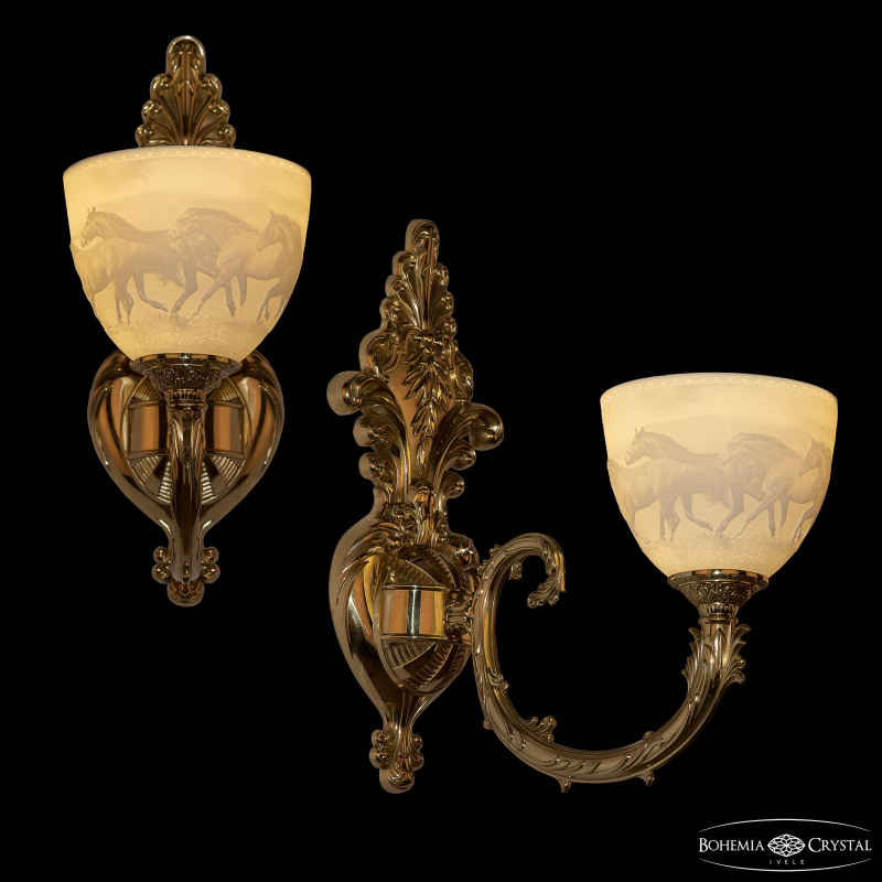 Бра Bohemia Ivele Crystal Florence 7109B15/1/210 G P1 U Horse