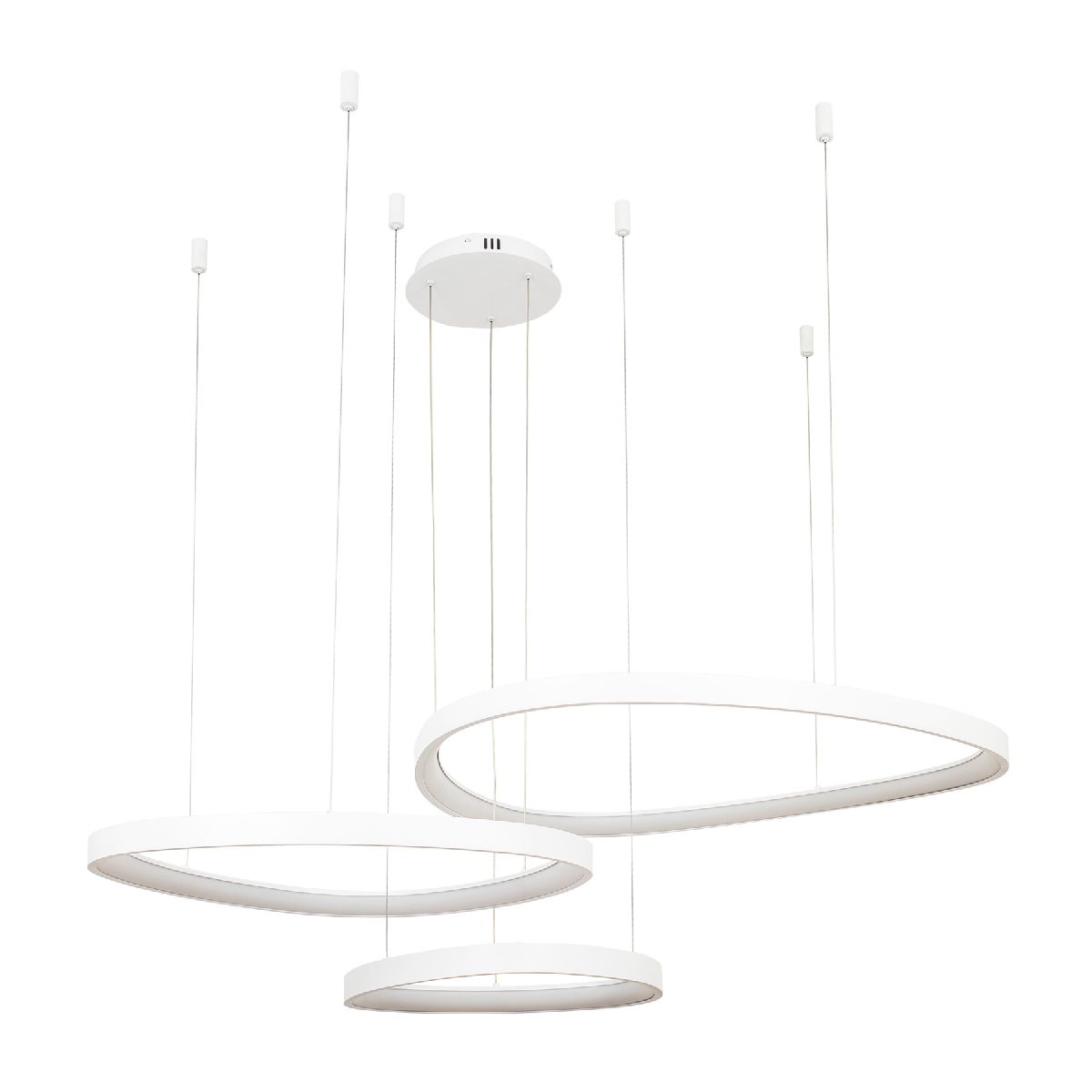Подвесная люстра LED4U L8805-800-650-450 WH Подвесная люстра LED4U L8805-800-650-450 WH