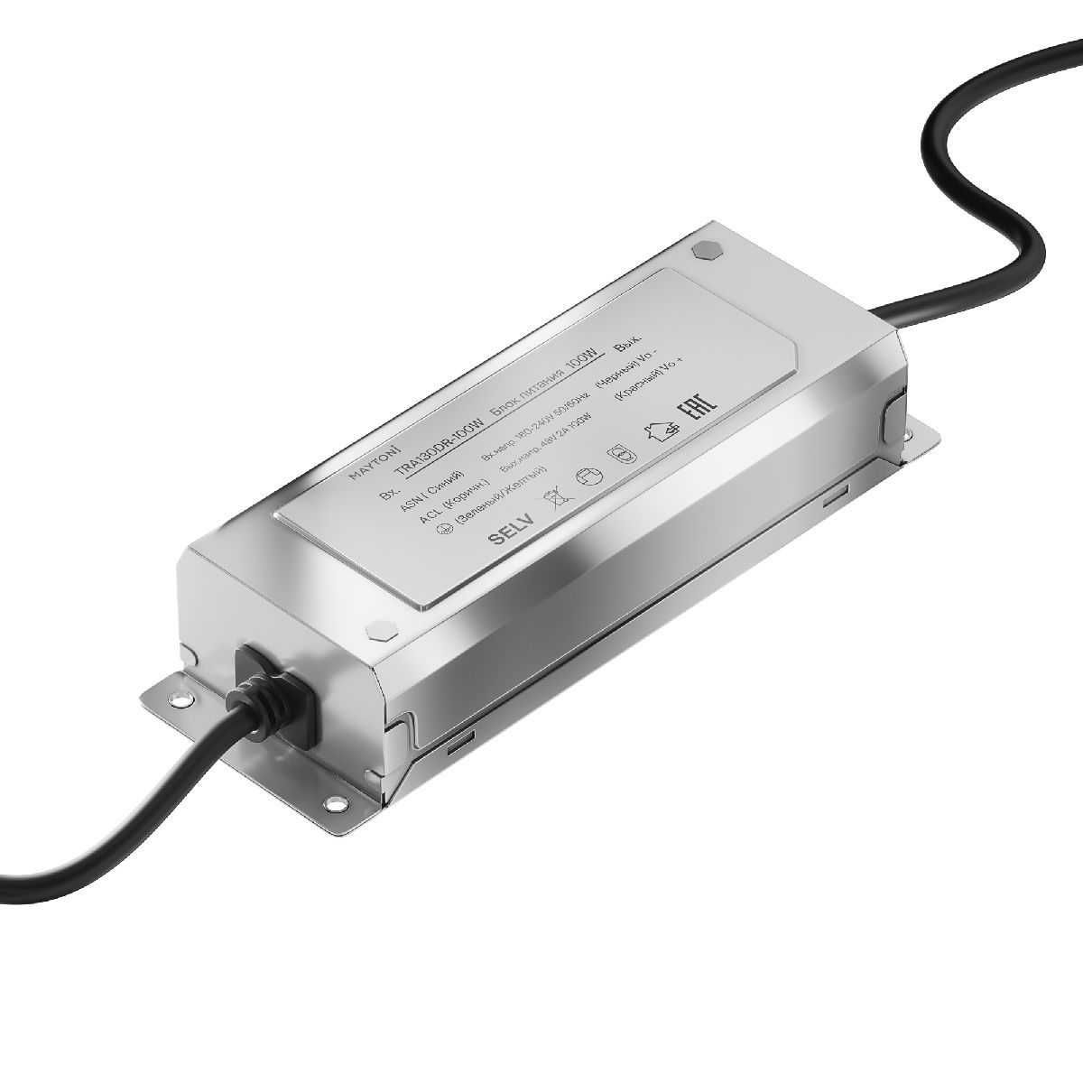 Блок питания Maytoni 48В 200Вт PoВтer supply 48V TRA130DR-200Вт Блок питания Maytoni 48В 200Вт PoВтer supply 48V TRA130DR-200Вт