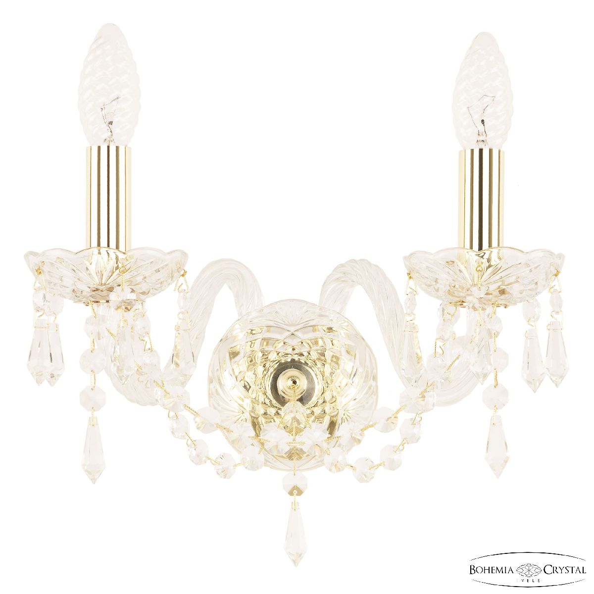 Бра Bohemia Ivele Crystal 104B/2/141 G Бра Bohemia Ivele Crystal 104B/2/141 G