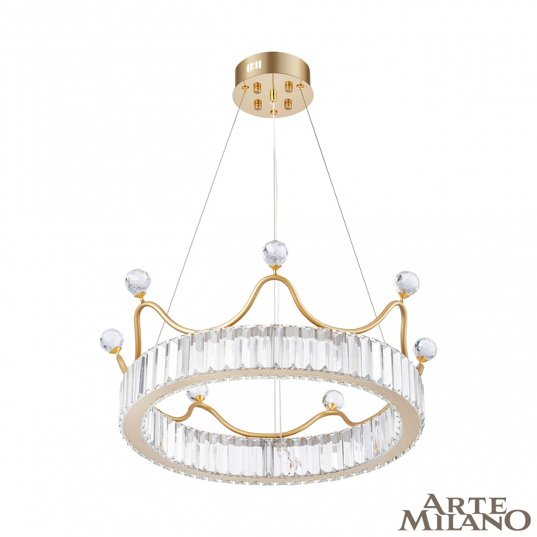 Подвесная люстра Arte Milano Venezia 310322/D500 GD Подвесная люстра Arte Milano Venezia 310322/D500 GD
