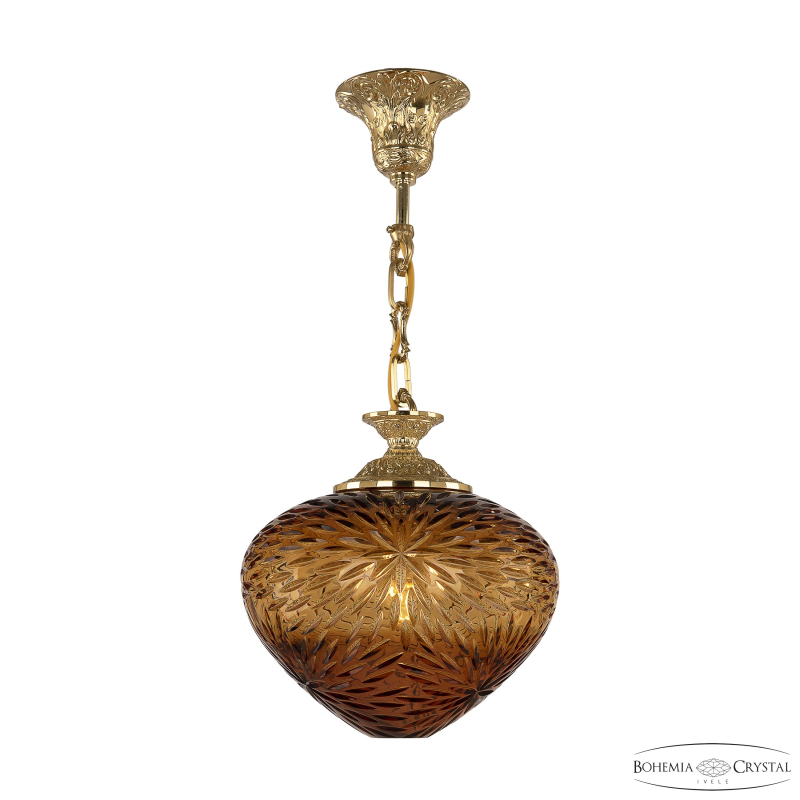Подвесной светильник Bohemia Ivele Crystal 7003P/23 G Amber/H-1A