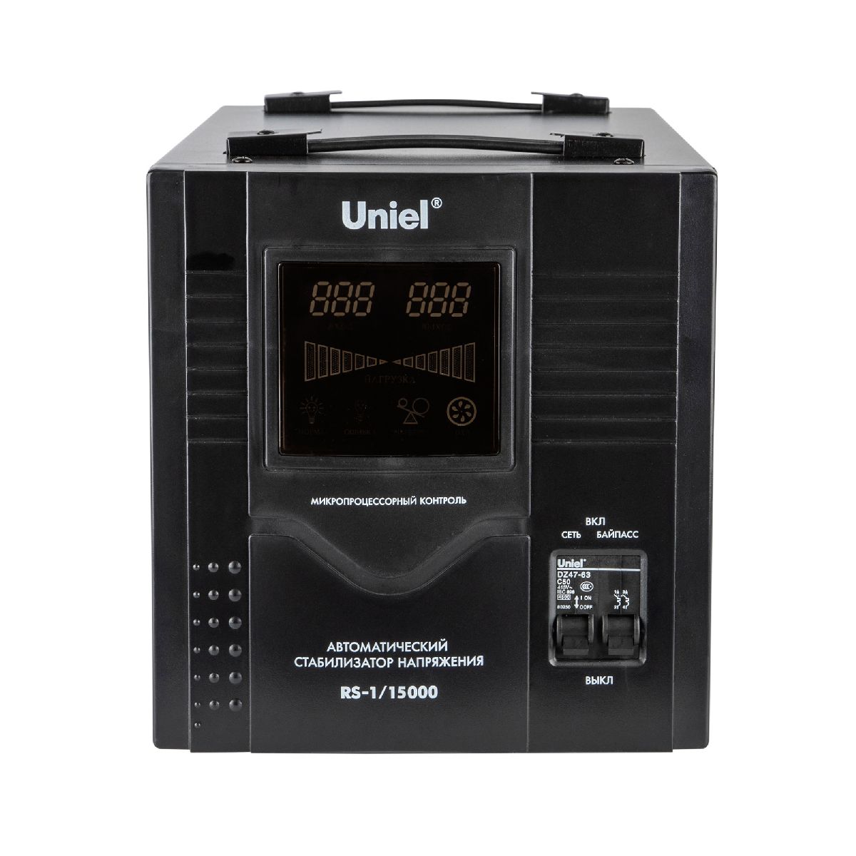 Стабилизатор релейный однофазный Uniel RS-1/15000 03116
