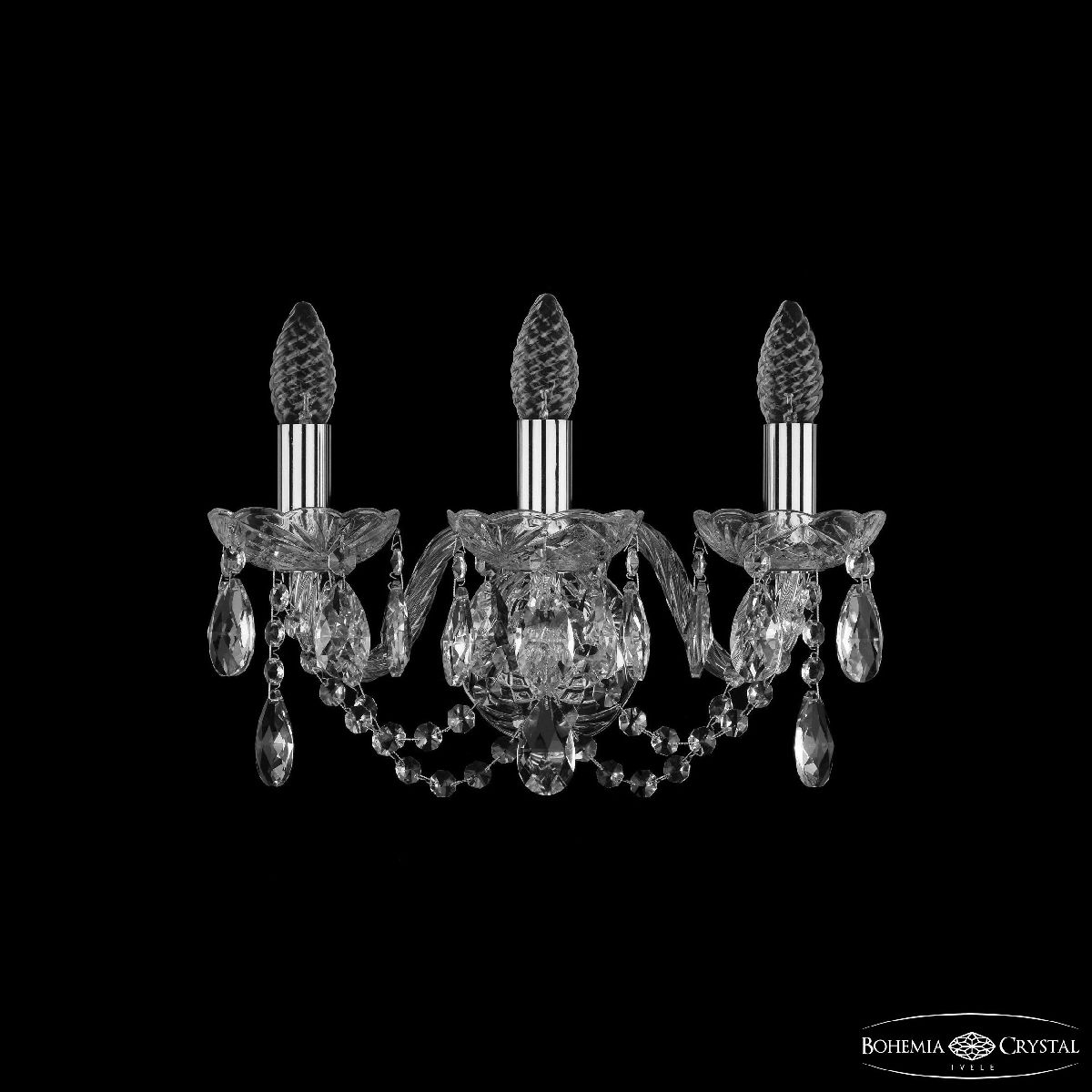 Бра Bohemia Ivele Crystal 1402B/3/141 Ni Бра Bohemia Ivele Crystal 1402B/3/141 Ni