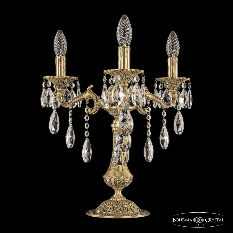 Настольная лампа Bohemia Ivele Crystal Verona 7202L/3/125 B FP