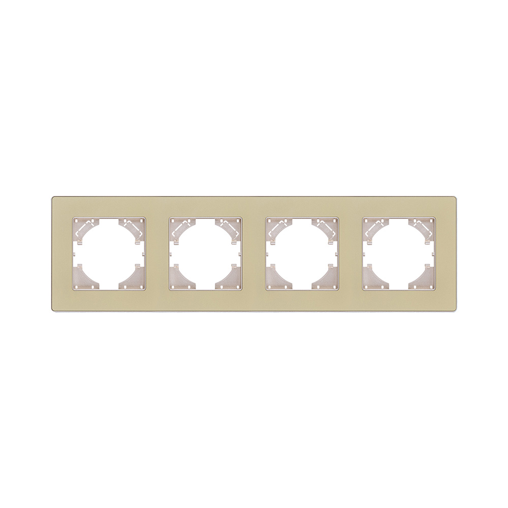 Рамка 4-постовая, золотой Kollinger Eleganz Acryl EA4GD