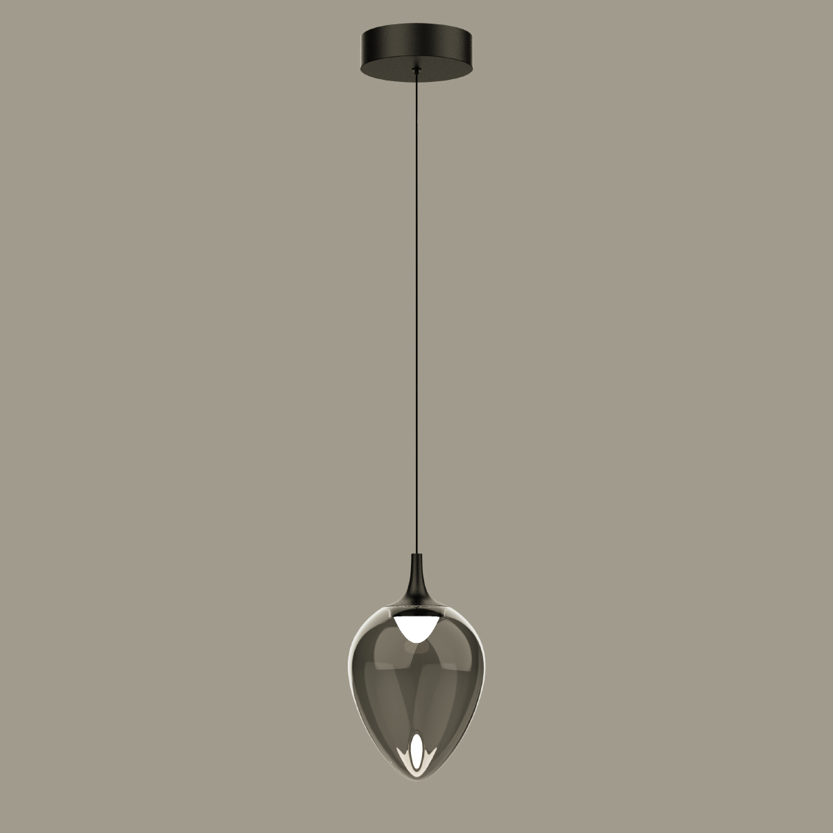 Подвесной светильник Delight Collection MD24001012-1A black/smoky Подвесной светильник Delight Collection MD24001012-1A black/smoky