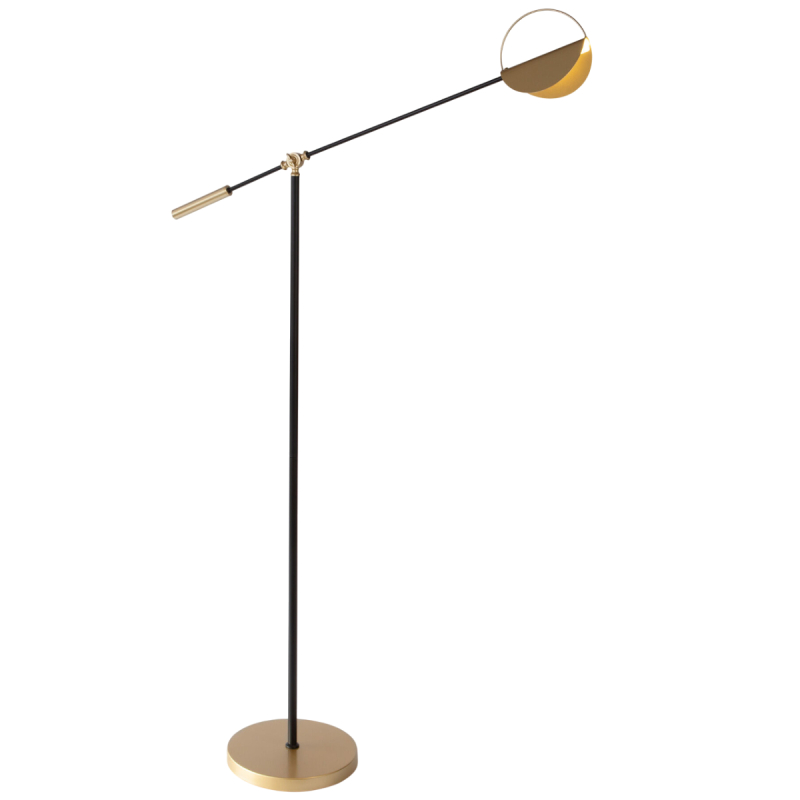 Торшер Eurosvet Grazia 01143/1 черный/золото a062045 Торшер Eurosvet Grazia 01143/1 черный/золото a062045