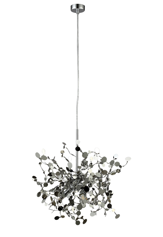 Подвесной светильник Crystal Lux GARDEN SP3 D400 CHROME Подвесной светильник Crystal Lux GARDEN SP3 D400 CHROME