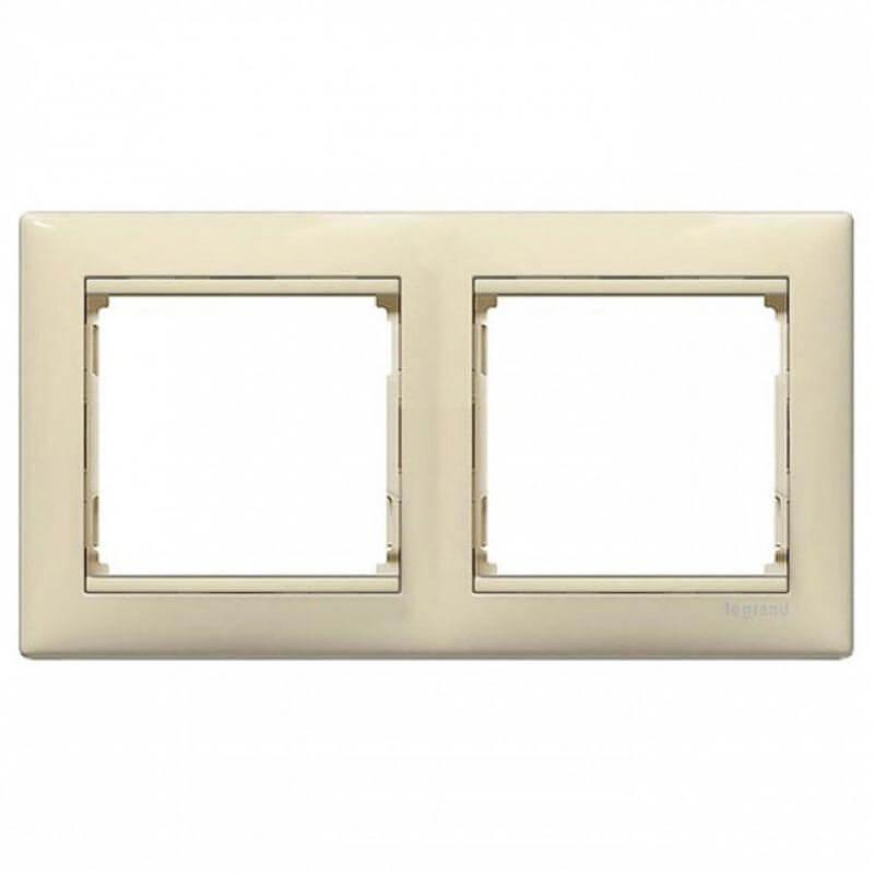 Рамка 2-постовая Legrand Valena слоновая кость 774352