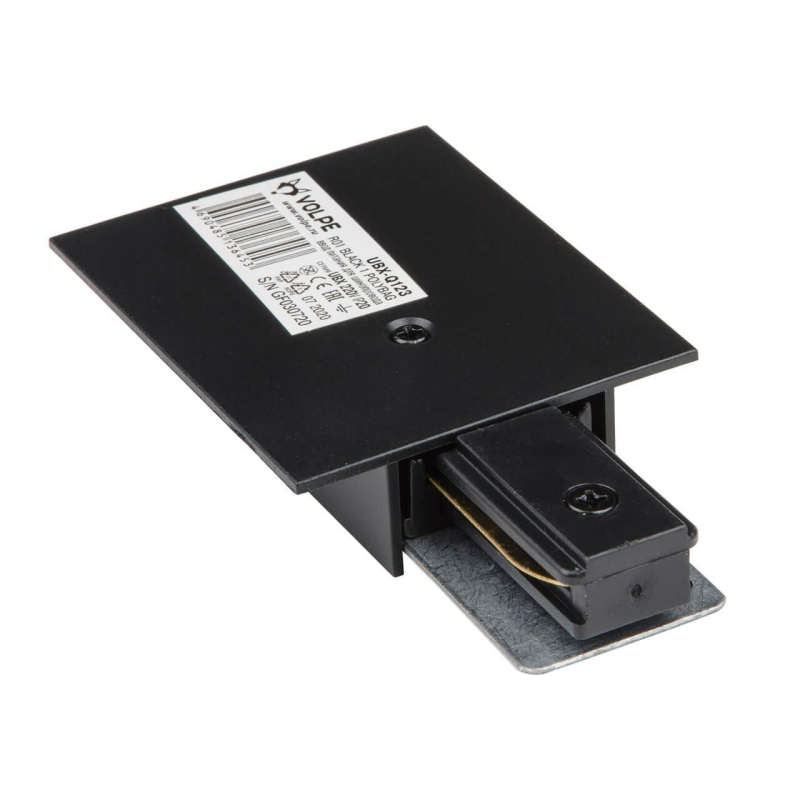 Ввод питания для шинопровода Volpe UBX-Q123 R01 Black 1 Polybag UL-00007448 Ввод питания для шинопровода Volpe UBX-Q123 R01 Black 1 Polybag UL-00007448