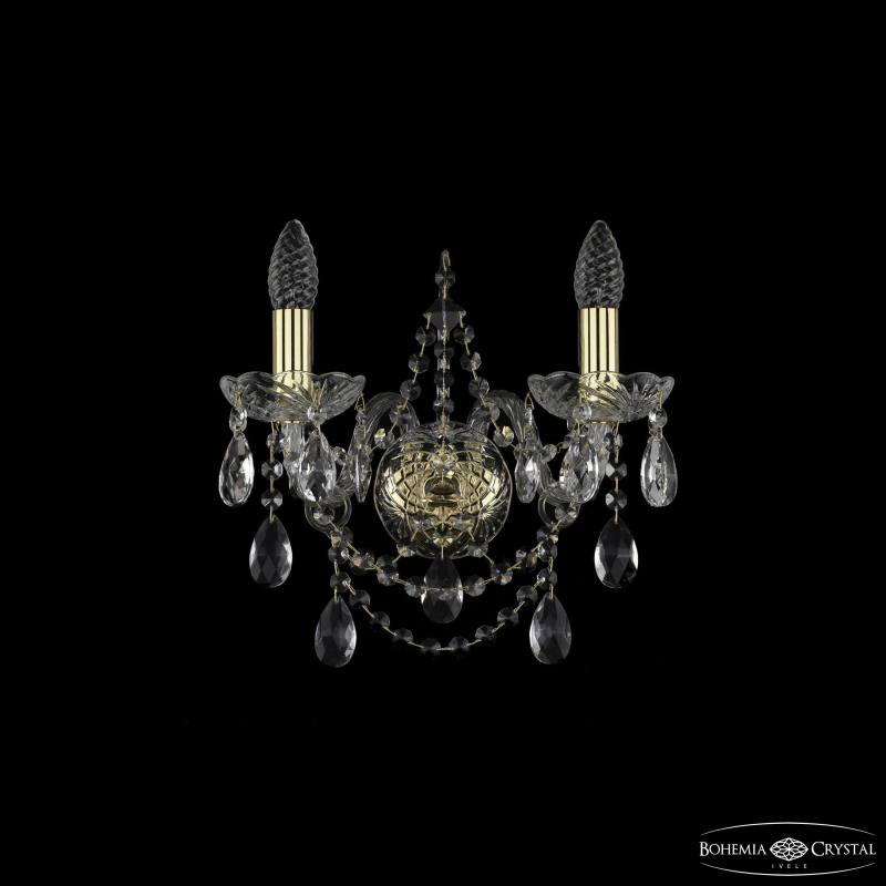 Бра Bohemia Ivele Crystal 1411B/2/141 G Бра Bohemia Ivele Crystal 1411B/2/141 G